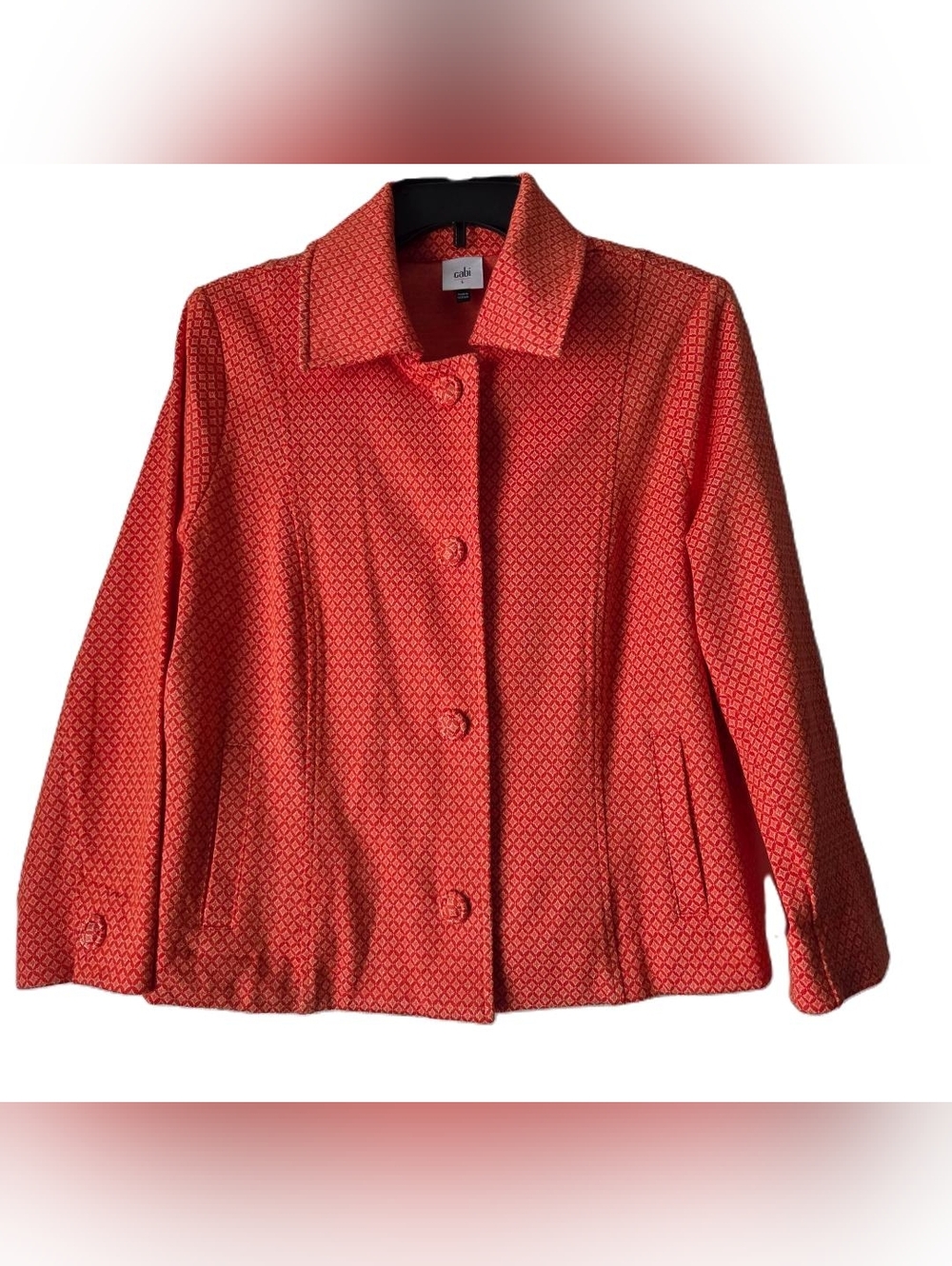 CAbi Tiger Lilly Matchmaker Blazer With Pockets Size L